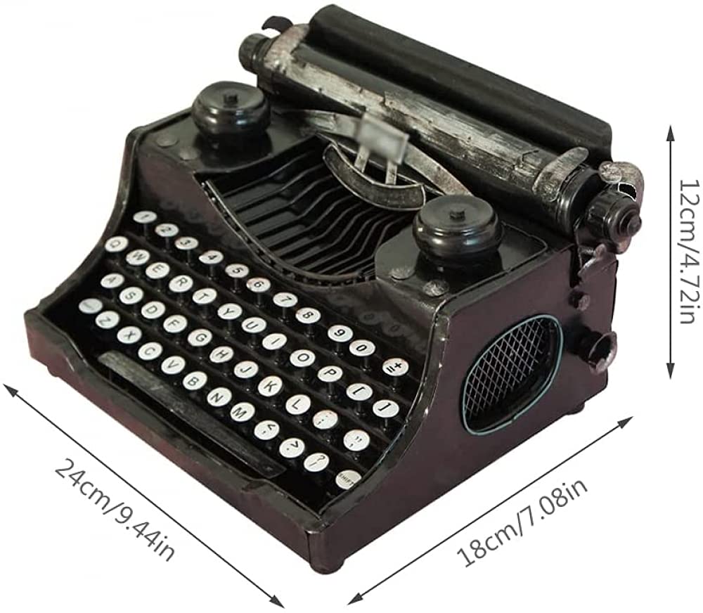 Amazon.co.jp: レトロタイプライターモデル、タイプライター金属細工の